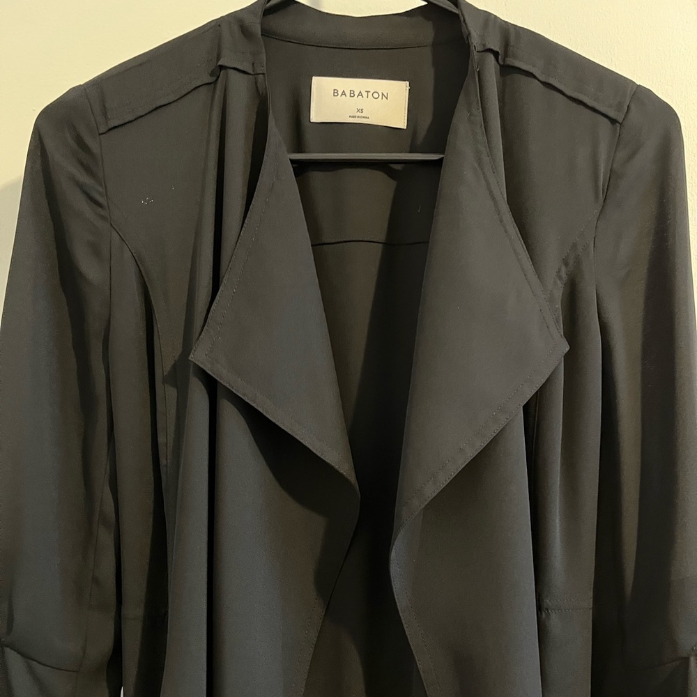 Babaton Flowy Trench Coat - Picture 2 of 5